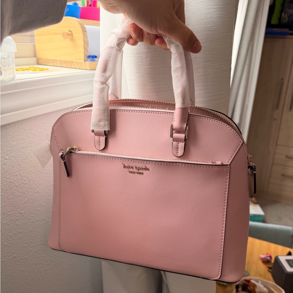Kate Spade Louise Tutu pink Medium Dome Satchel